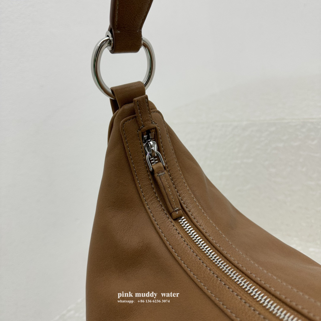 Nappa leather pocket bag
