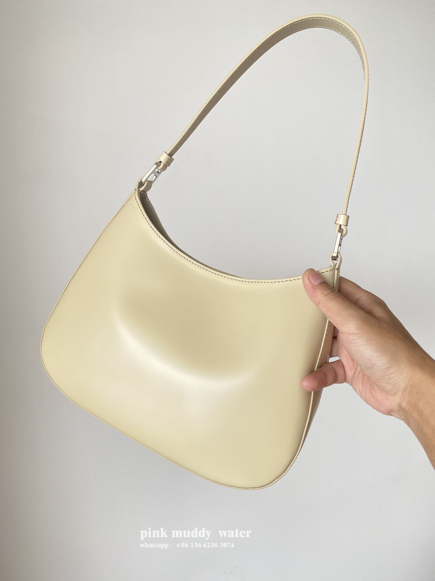 Prada Cleo brushed leather shoulder bag