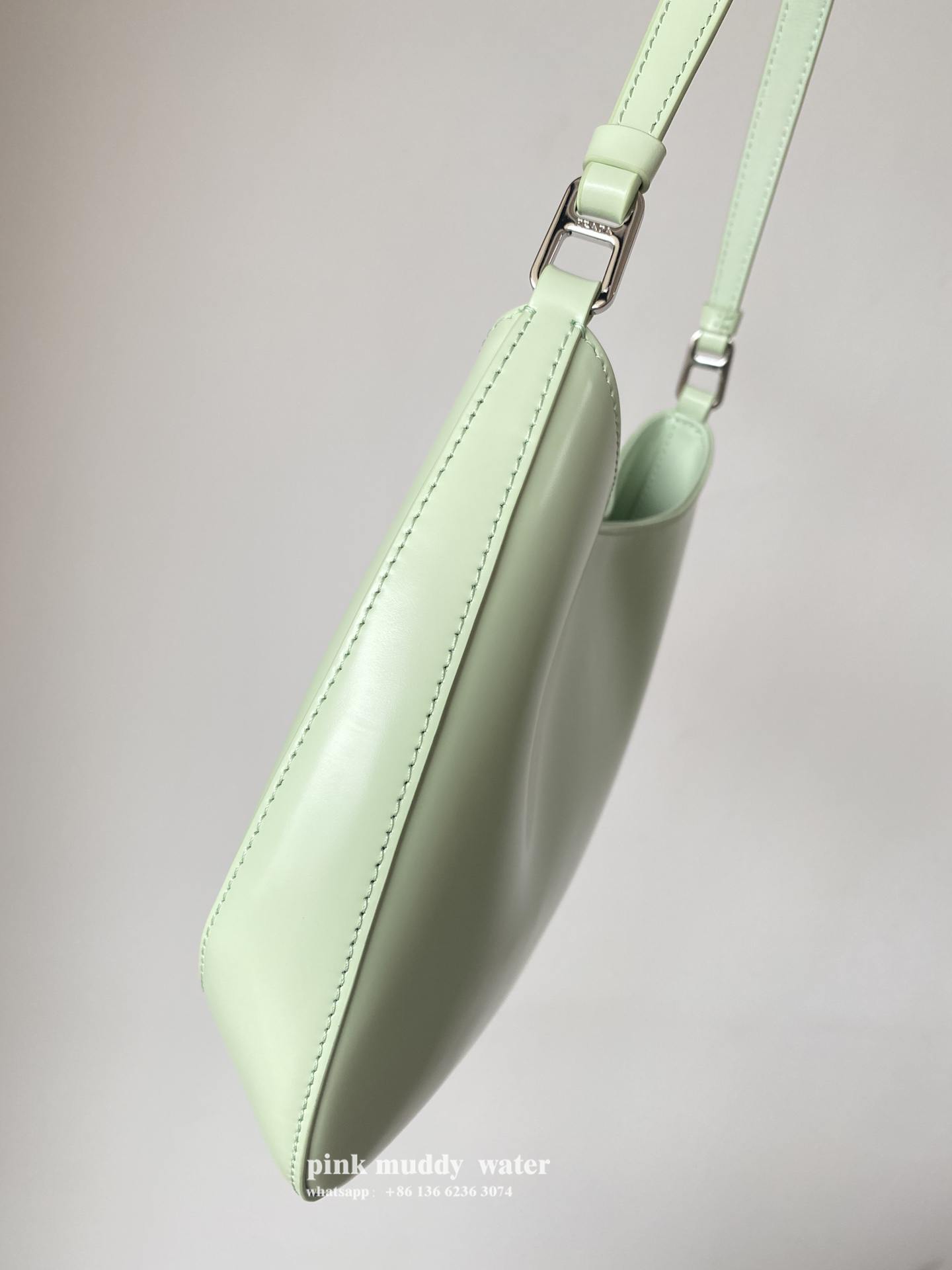 Prada Cleo brushed leather shoulder bag