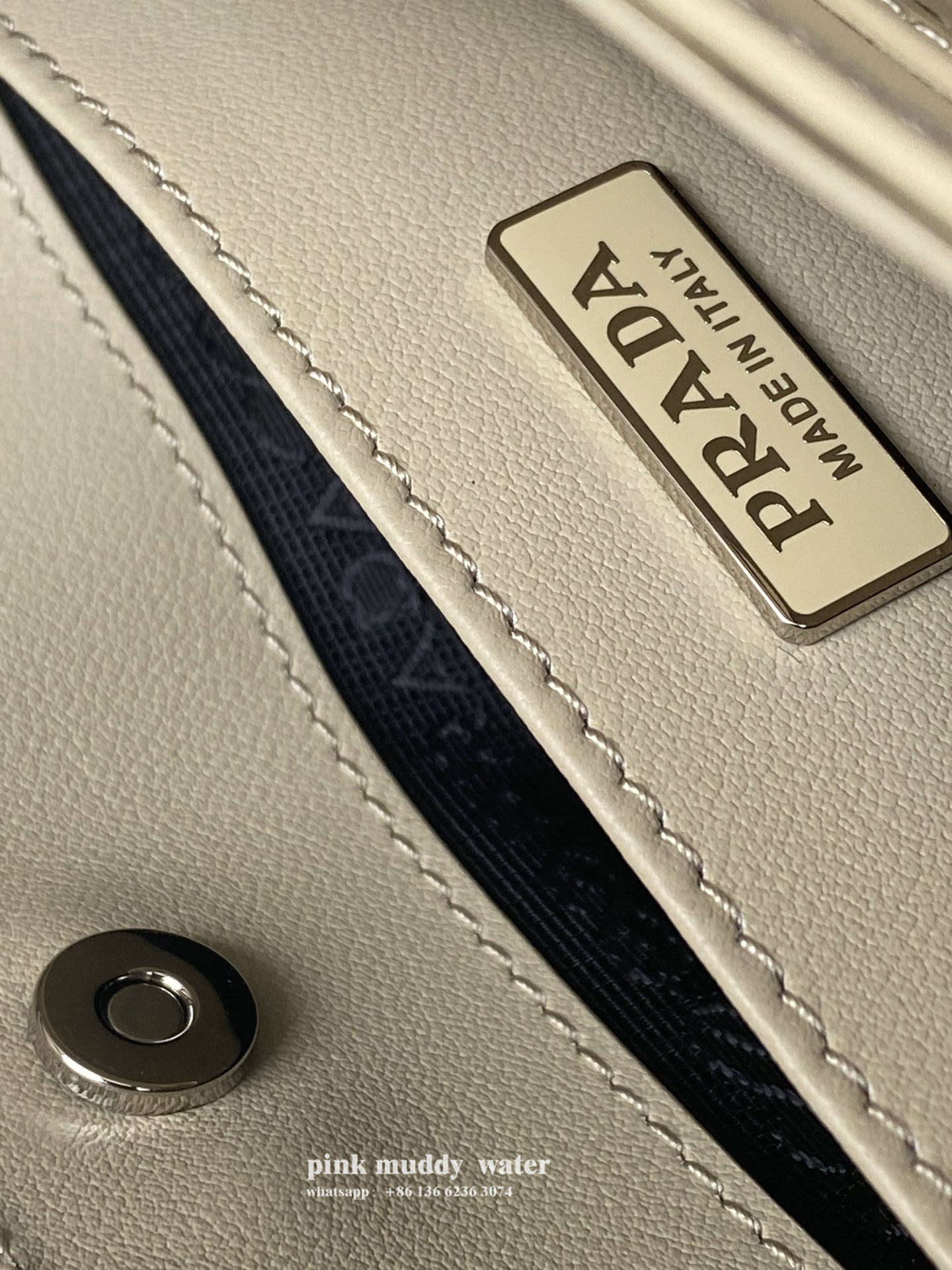 Prada Cleo brushed leather shoulder bag