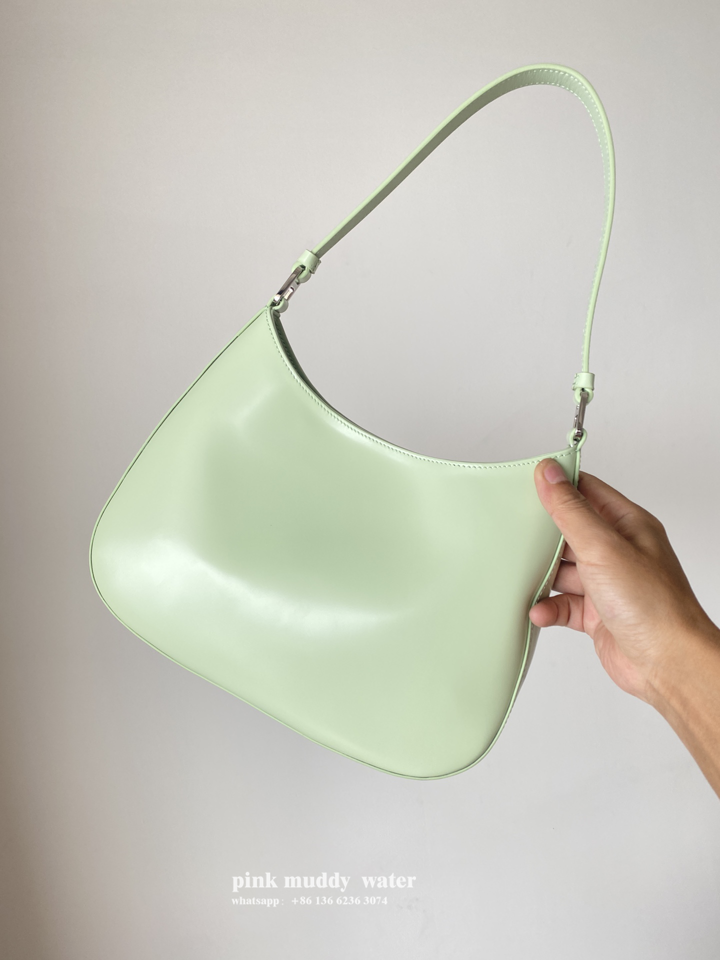 Prada Cleo brushed leather shoulder bag