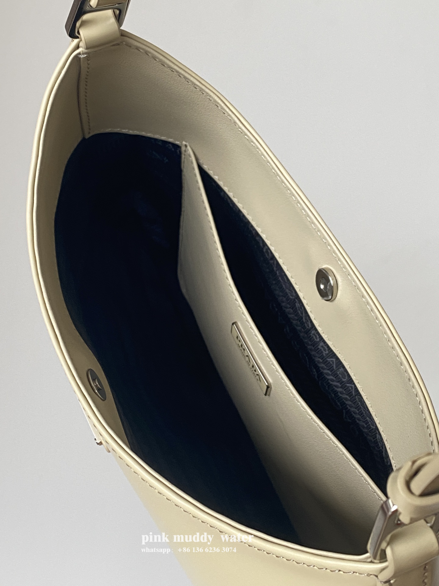 Prada Cleo brushed leather shoulder bag