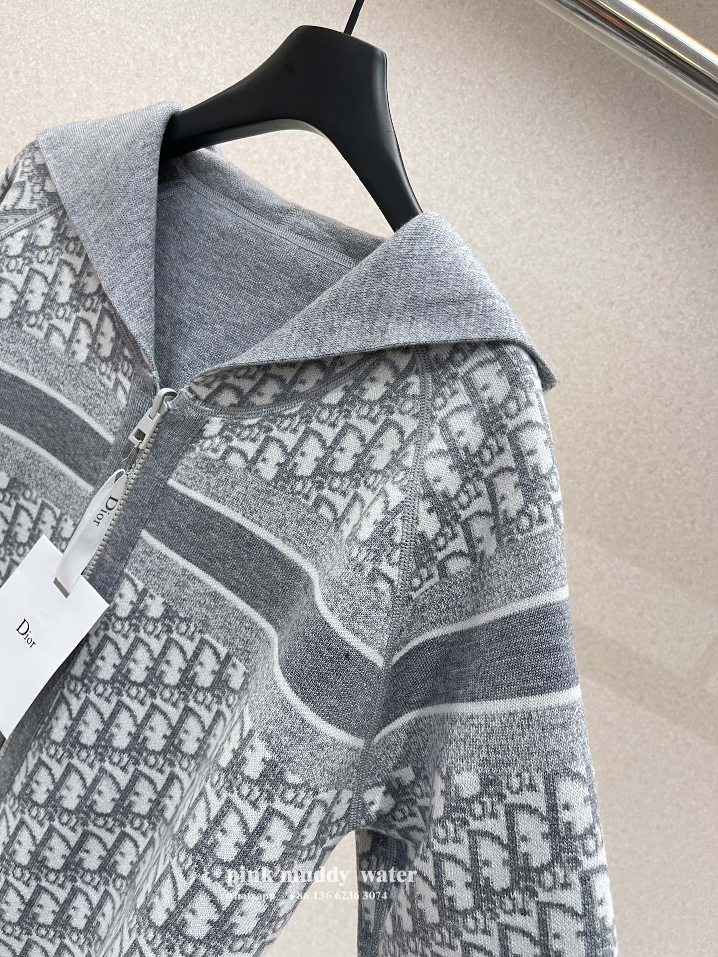 REVERSIBLE ZIPPED CARDIGAN WITH HOOD