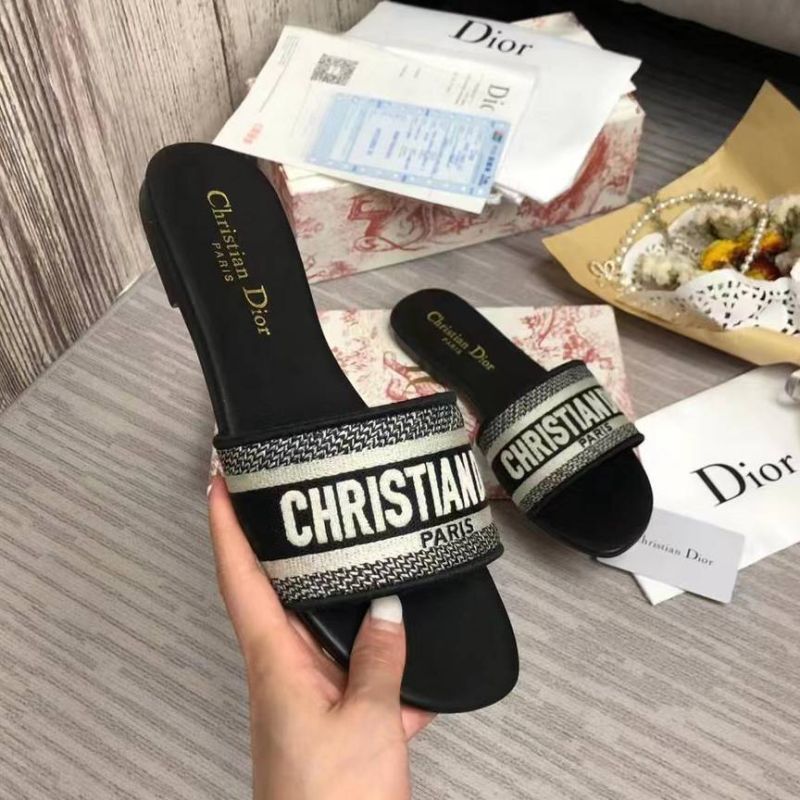 Dior DWAY Slide Slipper Sandals-(Replica) - Ultra-Collection