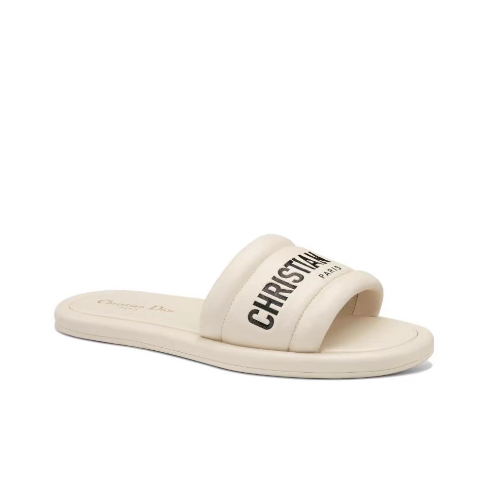 Dior Every-D Leather Fashion Flip-flops Shoes Sandal (Replica) - Ultra ...