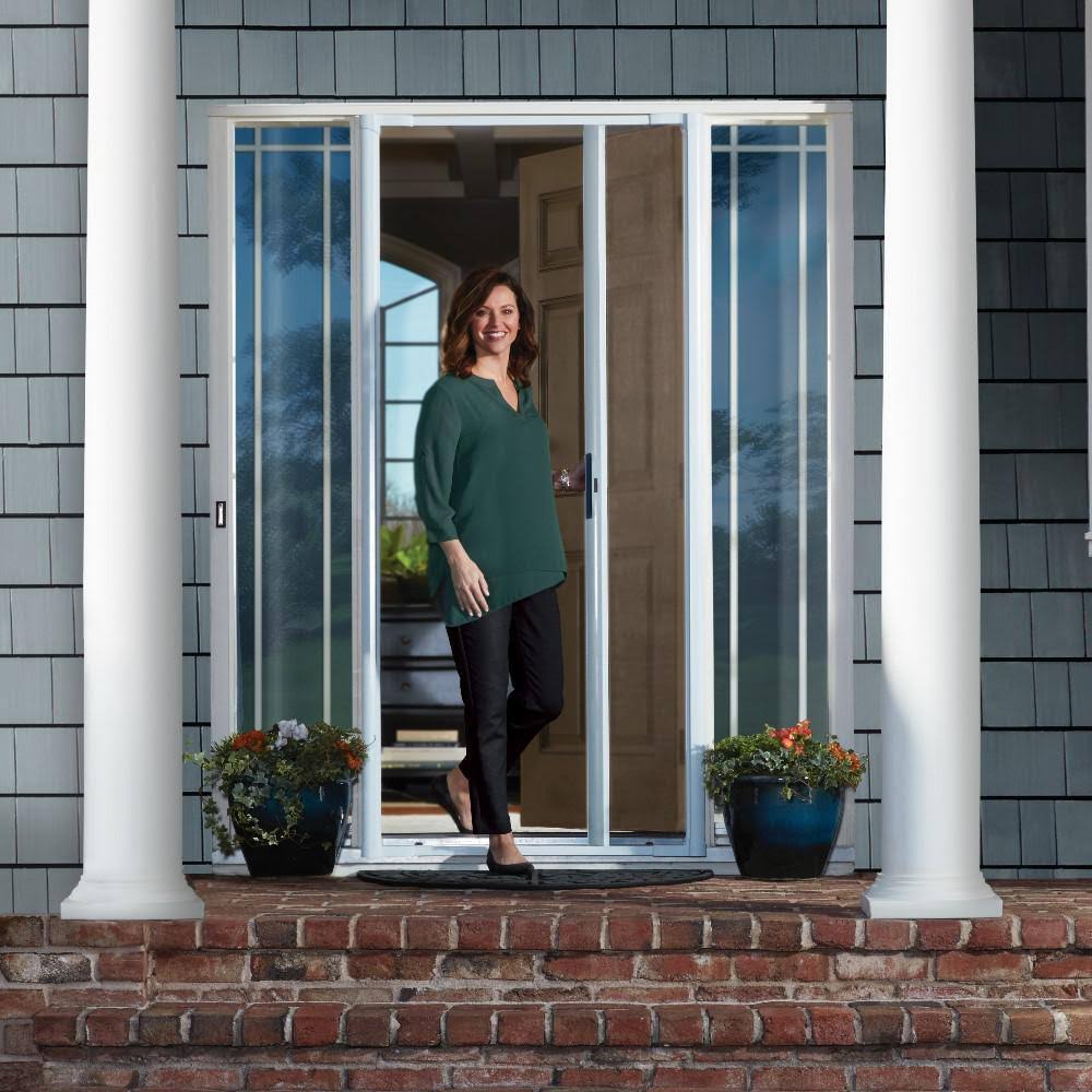 Andersen 36 in. x 80 in. Luminaire White Retractable Screen Door