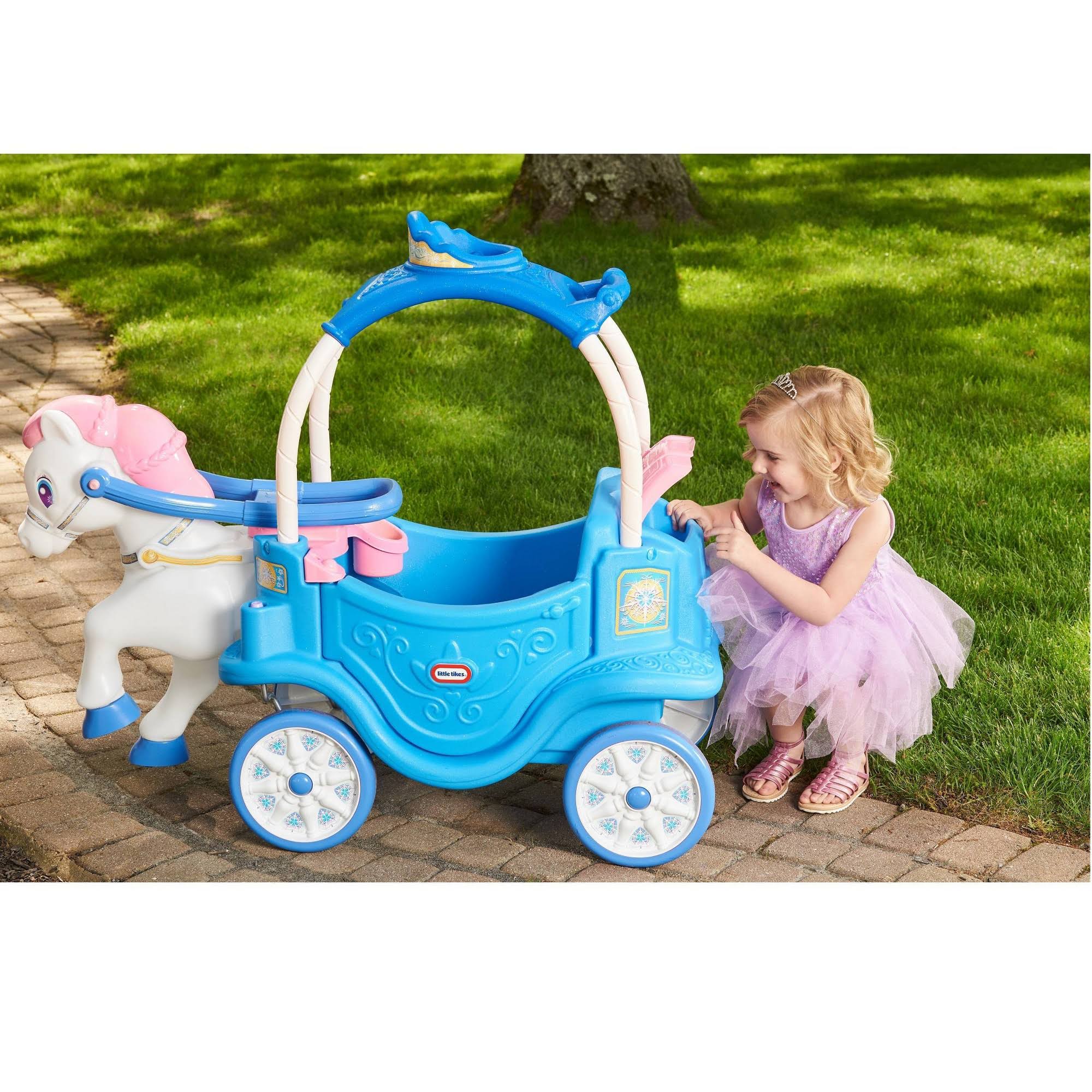 Little Tikes Frosty Blue Princess Horse & Carriage