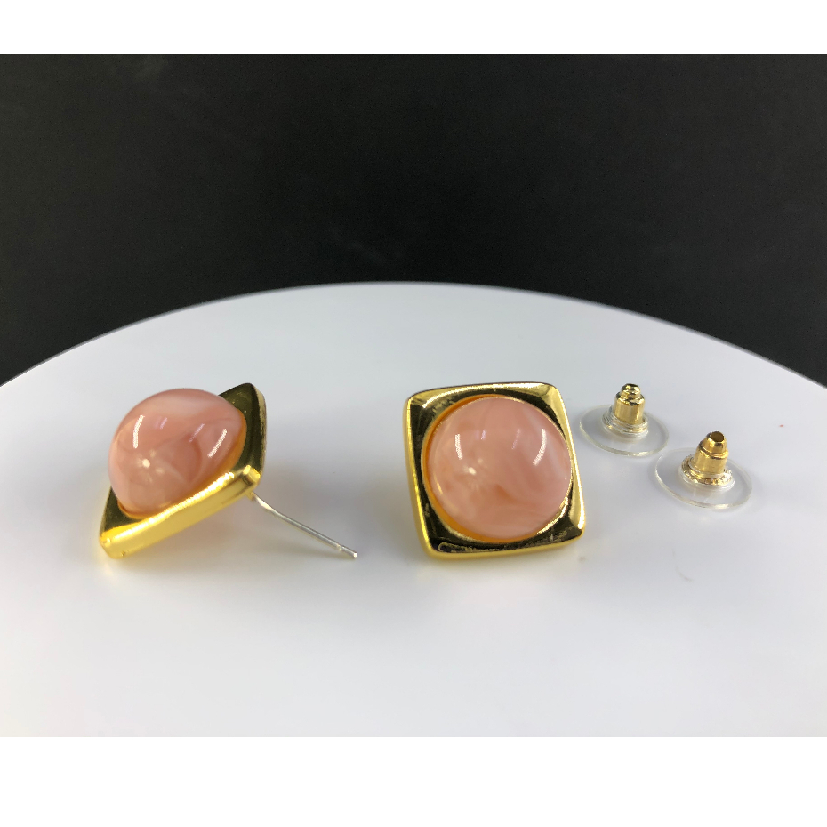 ECGIFT ER031 S925 Opal Planet Stone Stud Fashion Lady's Hypoallergenic New Trend Fashion Elegant Simple Ins Po