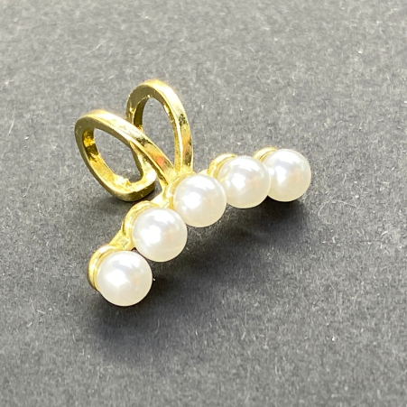 ECGIFT ER030 1PC Elegant Pearl Clip Earrings Twist Earring Party Dinner Fairy Niche Design Ear Cuff Jewelry