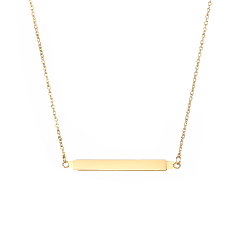 ECGIFT NE027 Personalized Locket Pendant Pull-Out Necklace With Engraved Text on 8 sides Birthday Anniversary Gift For Friend Lover