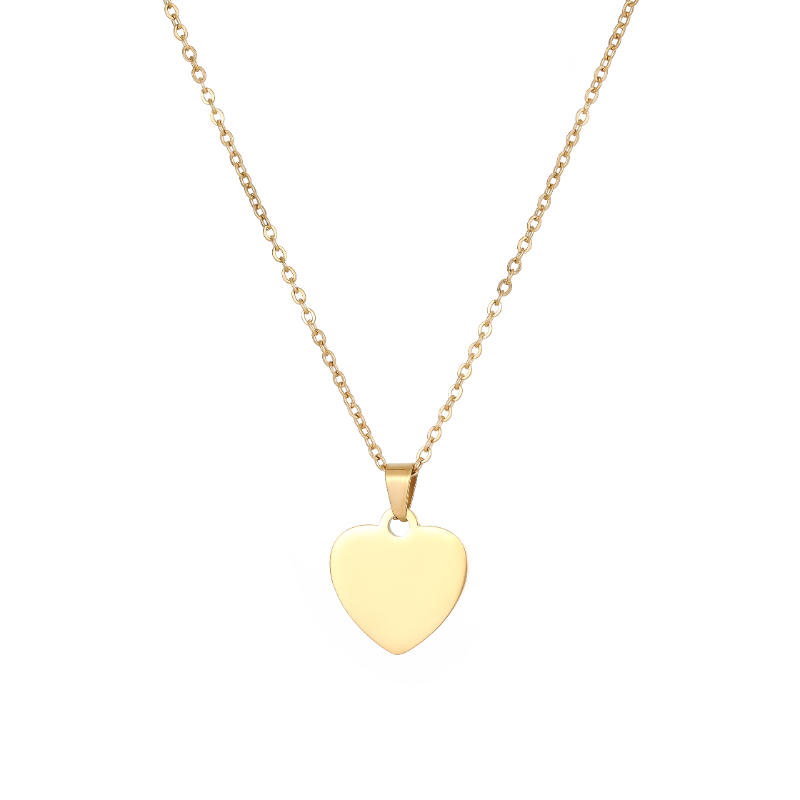 ECGIFT NE004 Personalized Heart Sharp Necalace With Custom Name Gift For Lover Wife Fashion Jewelry Gift For Friend