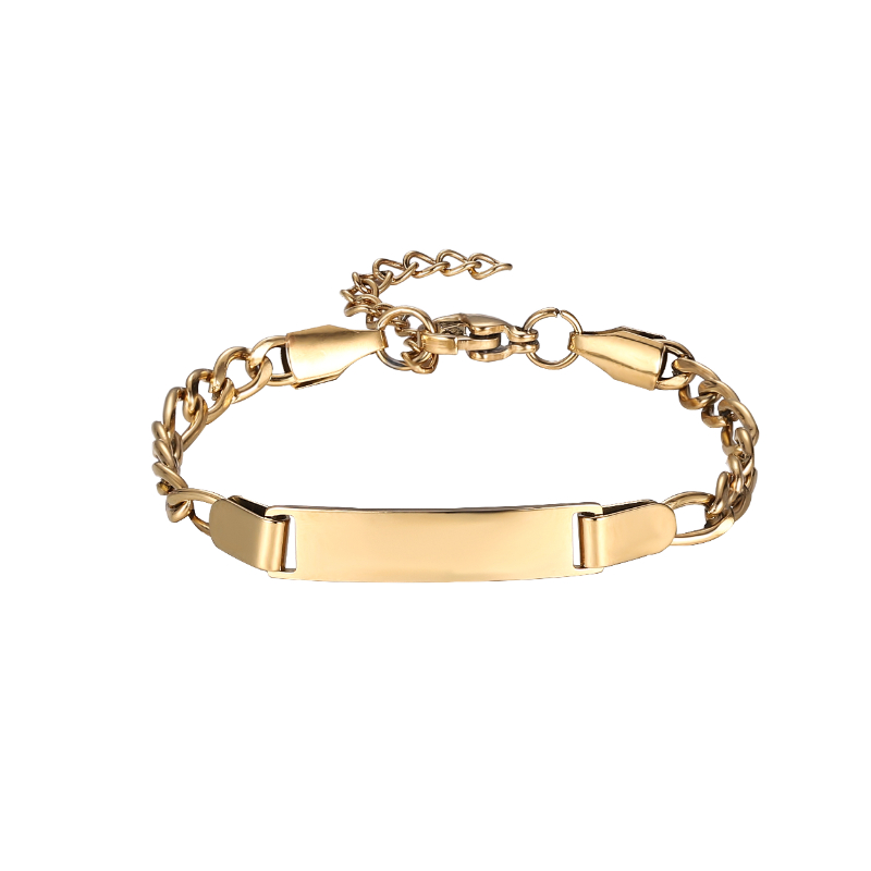 ECGIFT BR029 Personalized Medical Alert Bracelet With Engraved Kid Name Children's Autism Awareness Bracelet Back to School Gift For Kid