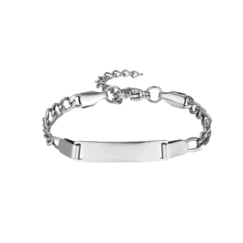 ECGIFT BR029 Personalized Medical Alert Bracelet With Engraved Kid Name Children's Autism Awareness Bracelet Back to School Gift For Kid