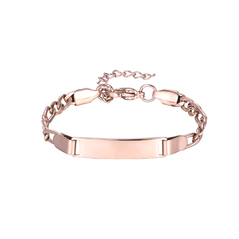 ECGIFT BR029 Personalized Medical Alert Bracelet With Engraved Kid Name Children's Autism Awareness Bracelet Back to School Gift For Kid