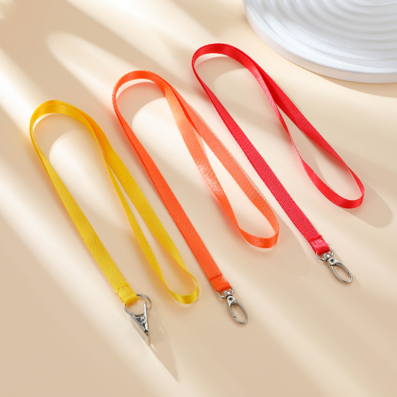 ECGIFT LA002 Affordable Lanyards With Multiple Options 10mm Blank Lanyards For Badge Holders Name Tags Mobile Phone Key Chains Back To School Gift