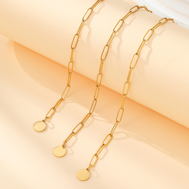 ECGIFT BR036 Personalized Engraved Disc Bracelet With 3 Size Customized Family Name Bracelet Mother's Day Birthday Gift For Grandma Mom And Baby