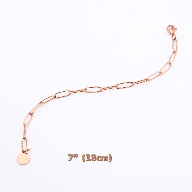 ECGIFT BR036 Personalized Engraved Disc Bracelet With 3 Size Customized Family Name Bracelet Mother's Day Birthday Gift For Grandma Mom And Baby