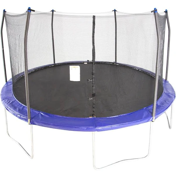 Skywalker 15′ Round Trampoline with Safety Enclosure – Blue - Best Store