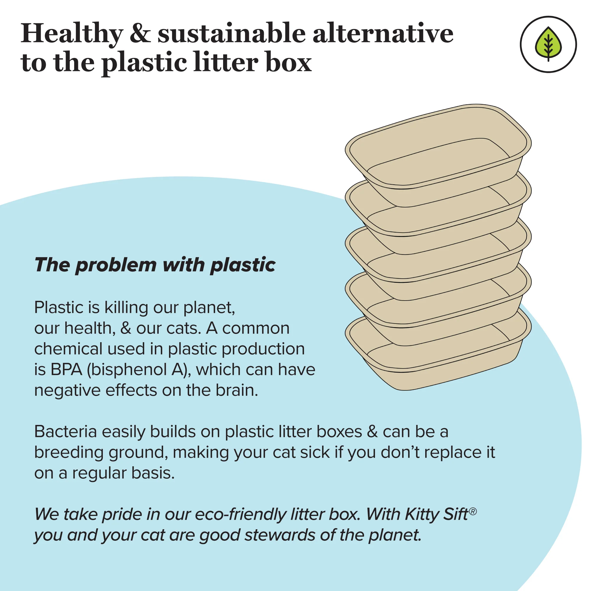 Kitty Sift Deluxe Disposable Litter Box. Jumbo. 2Pack Best Store