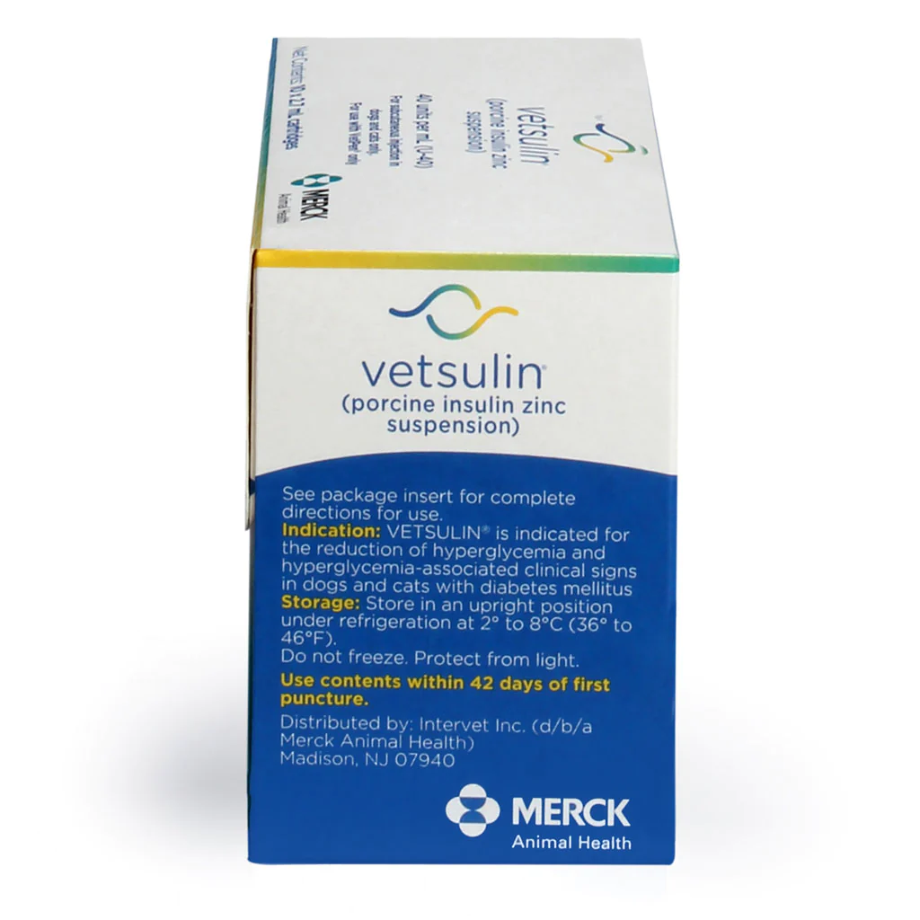 Vetsulin Insulin U40 Cartridge for VetPen. 2.7mL (10 cartridges
