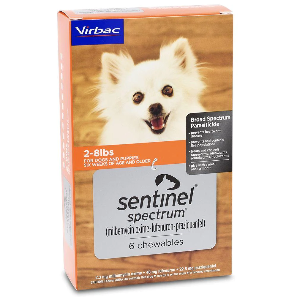 Sentinel Spectrum for Dogs. 6 ct box - Best Store