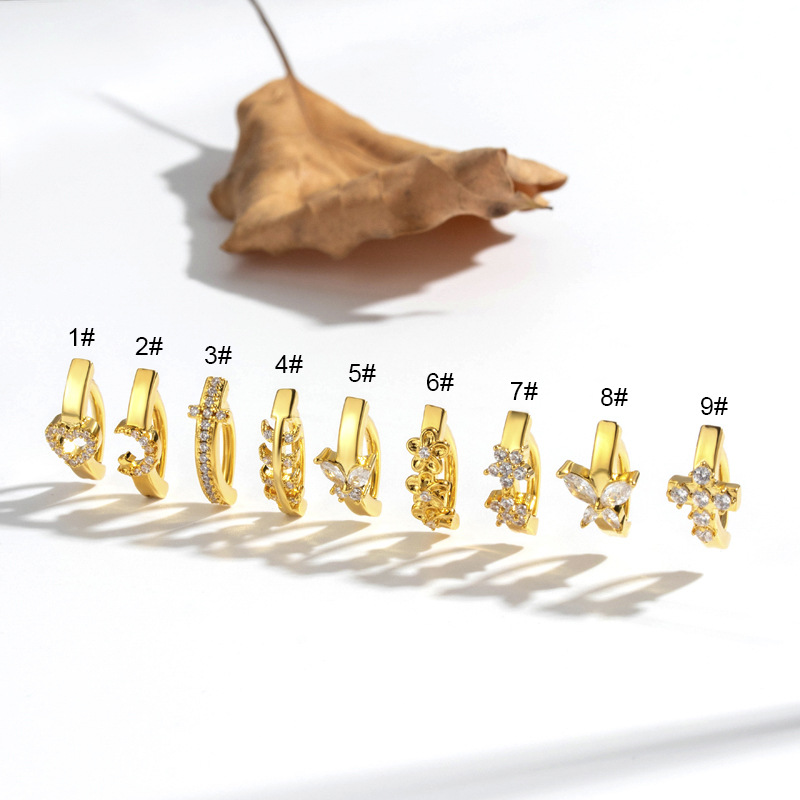 gold belly button rings