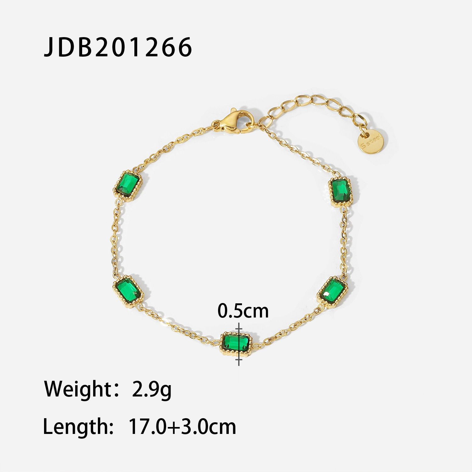 emerald bracelet