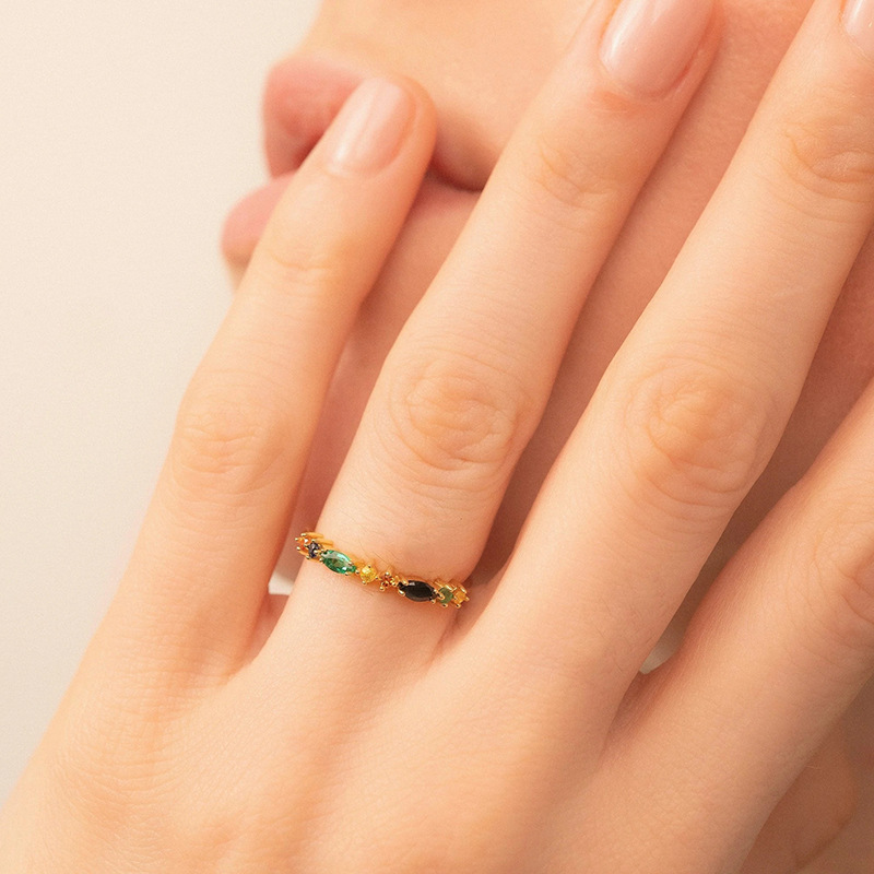 stackable birthstone rings