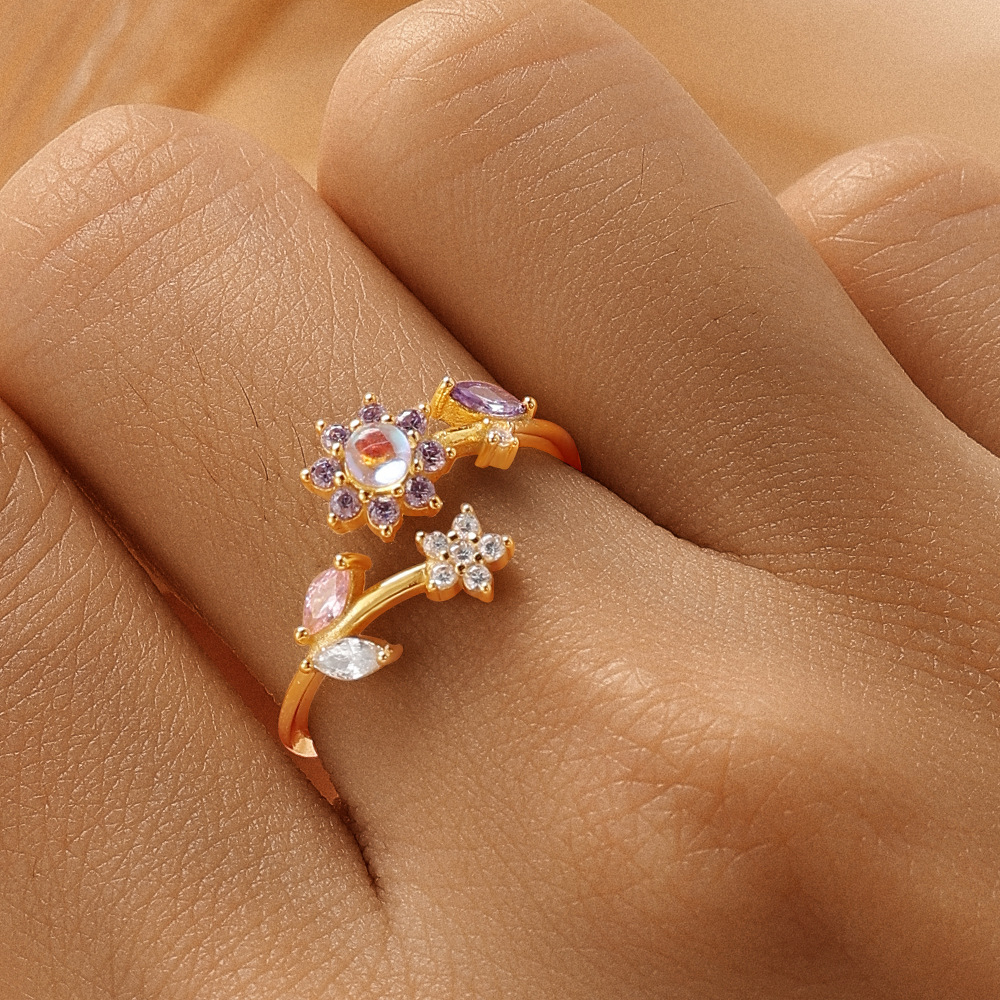 flower ring engagement