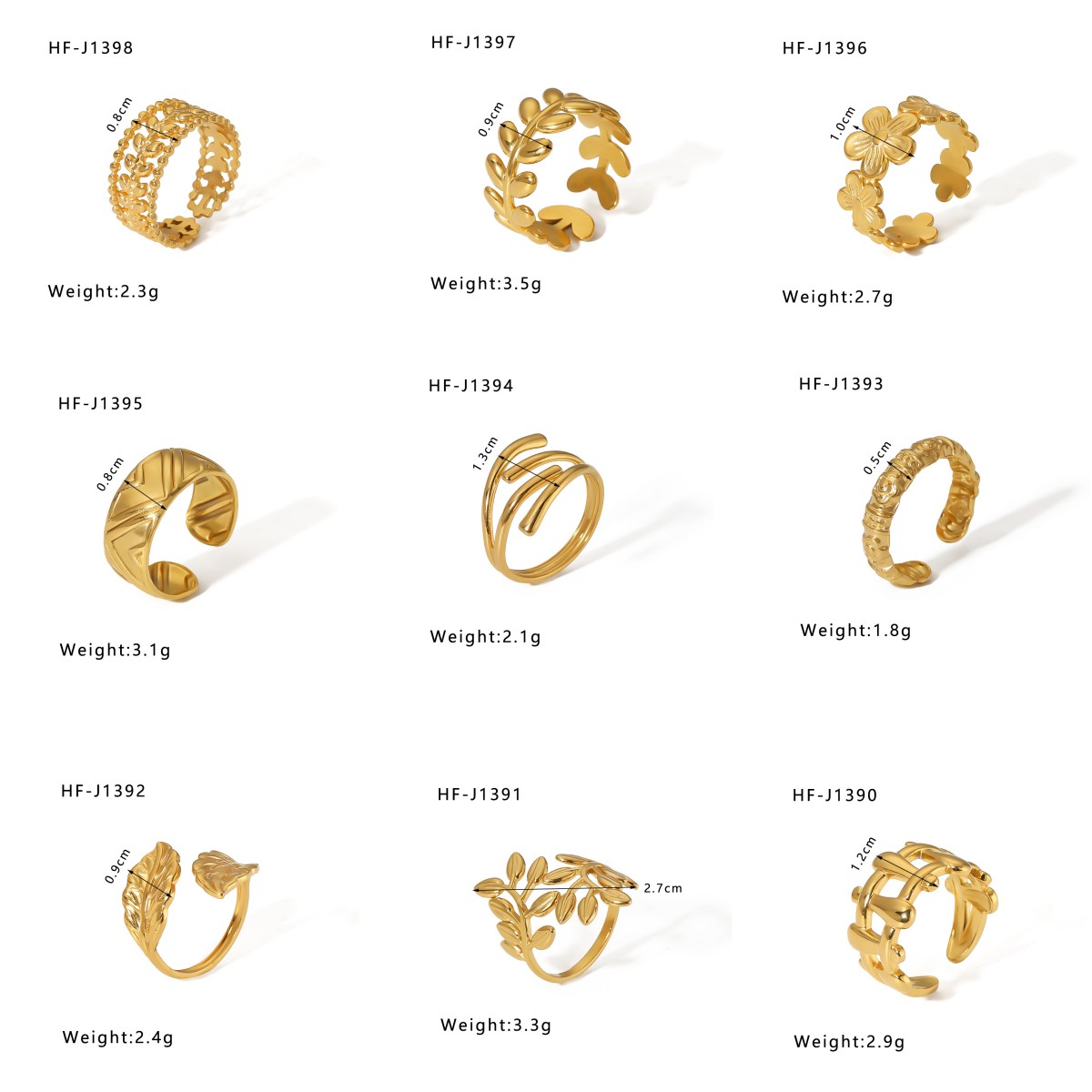 Rings Jewelry Fashion​