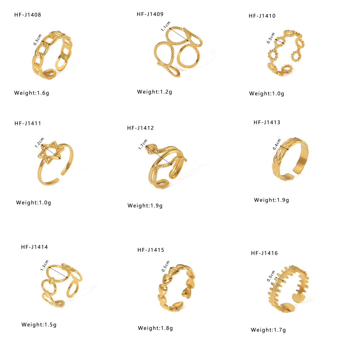 rings jewelry fashion​