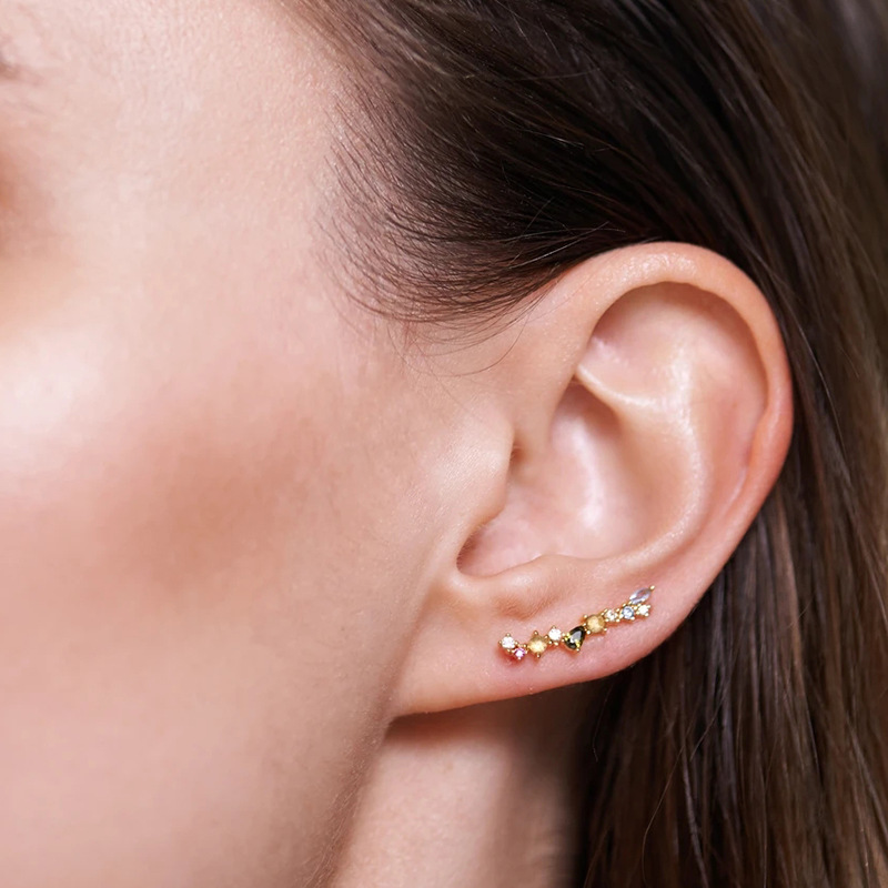 stacking piercing earrings