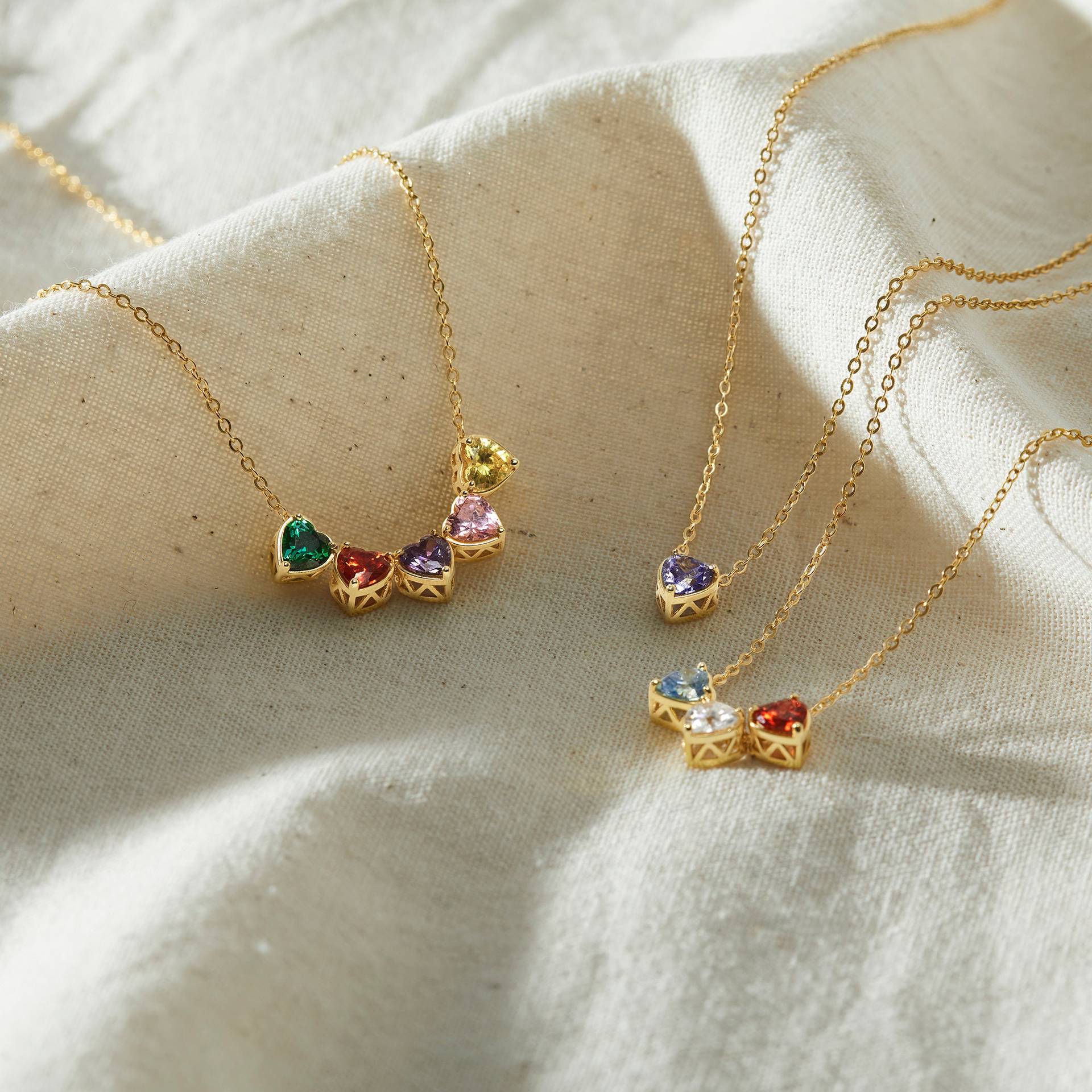 birthstone necklace for grandma