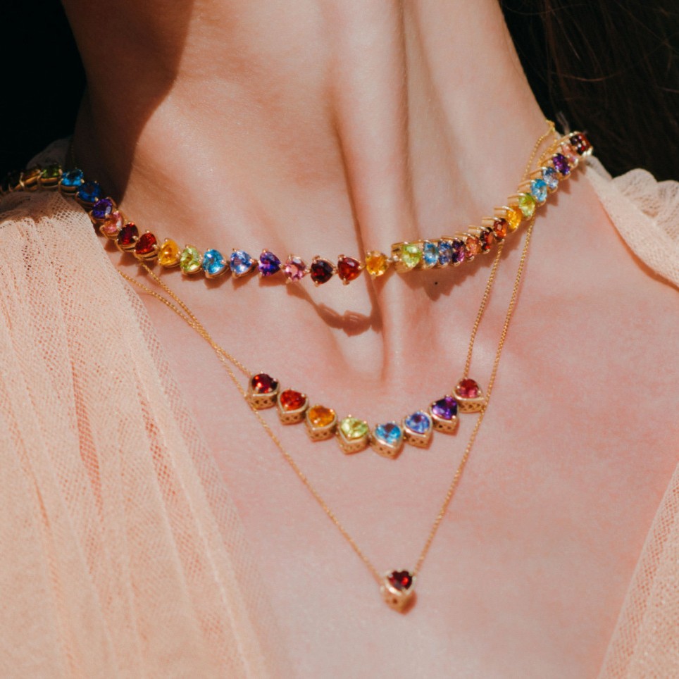 birthstone necklace for grandma
