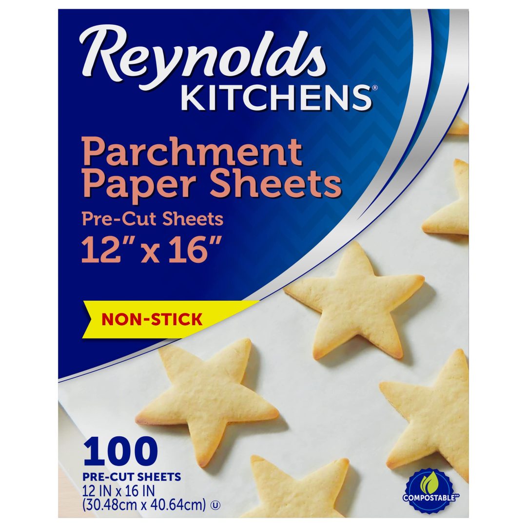 Reynolds Kitchens Cookie Baking Sheets, Pre-Cut Parchment