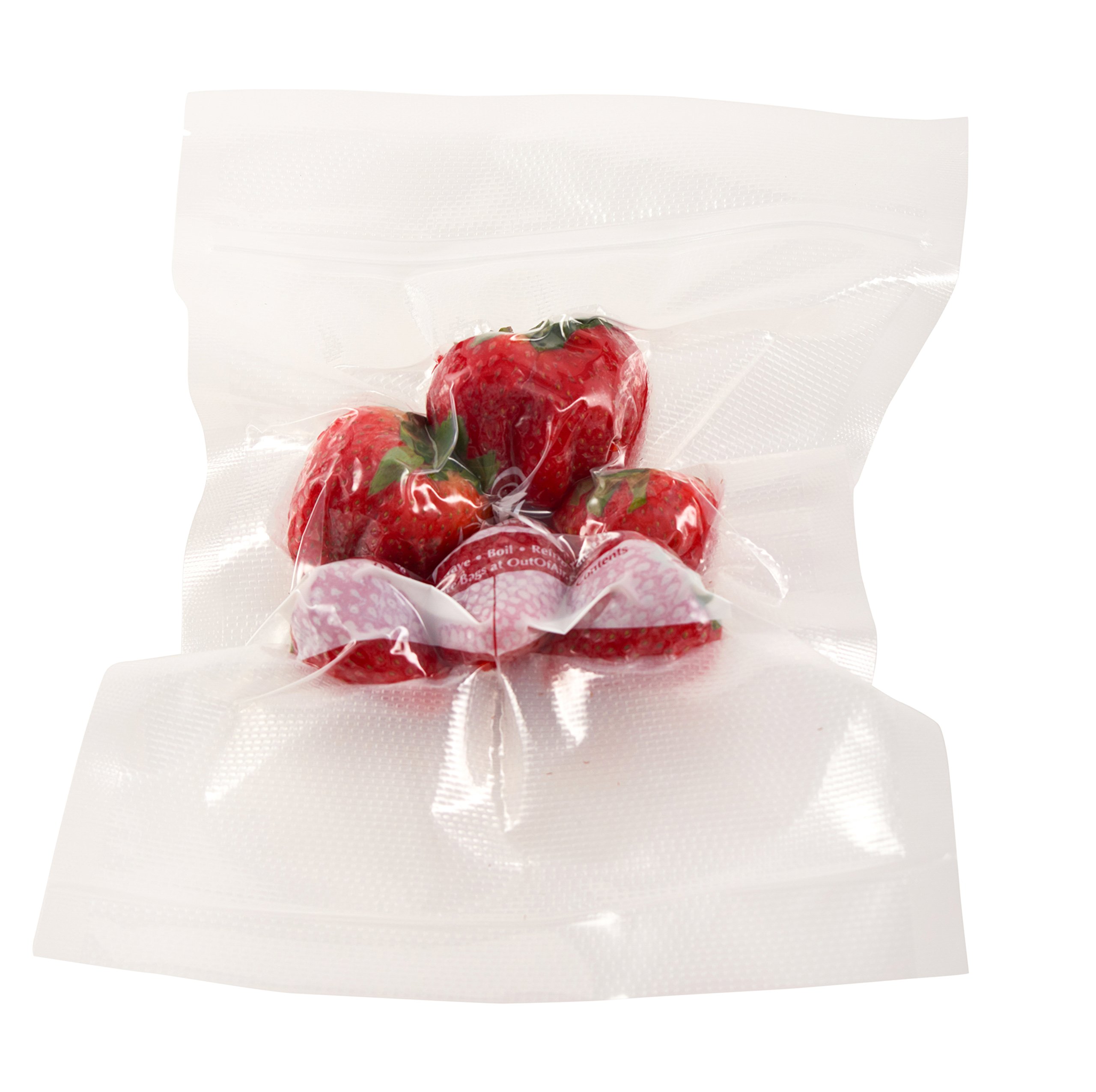 100 Vacuum Sealer Bags: Pint Size (6 x 10) for Foodsaver 33% Thicker, BPA Free