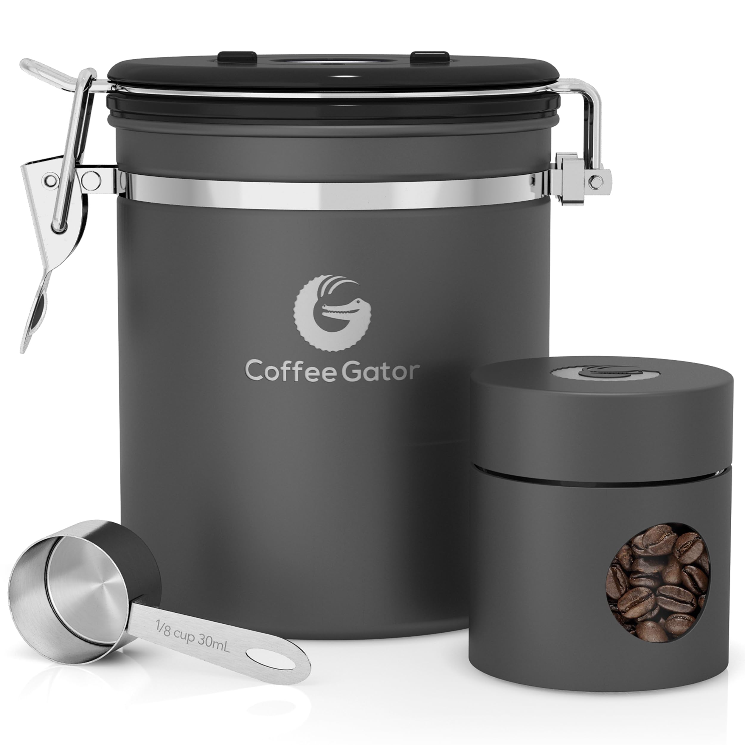 Coffee Gator Coffee Travel Mug, Black