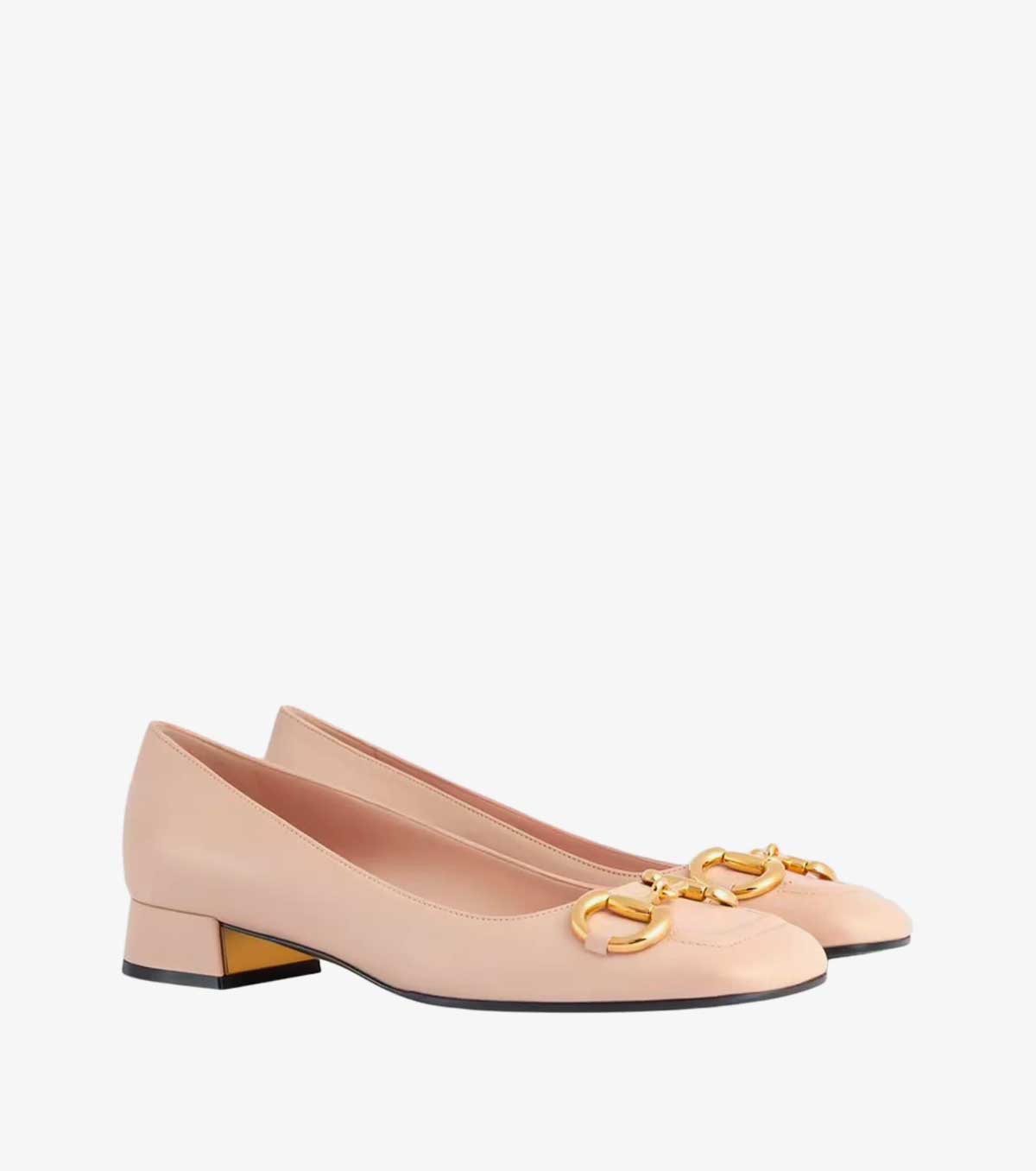 Horsebit-detail pumps