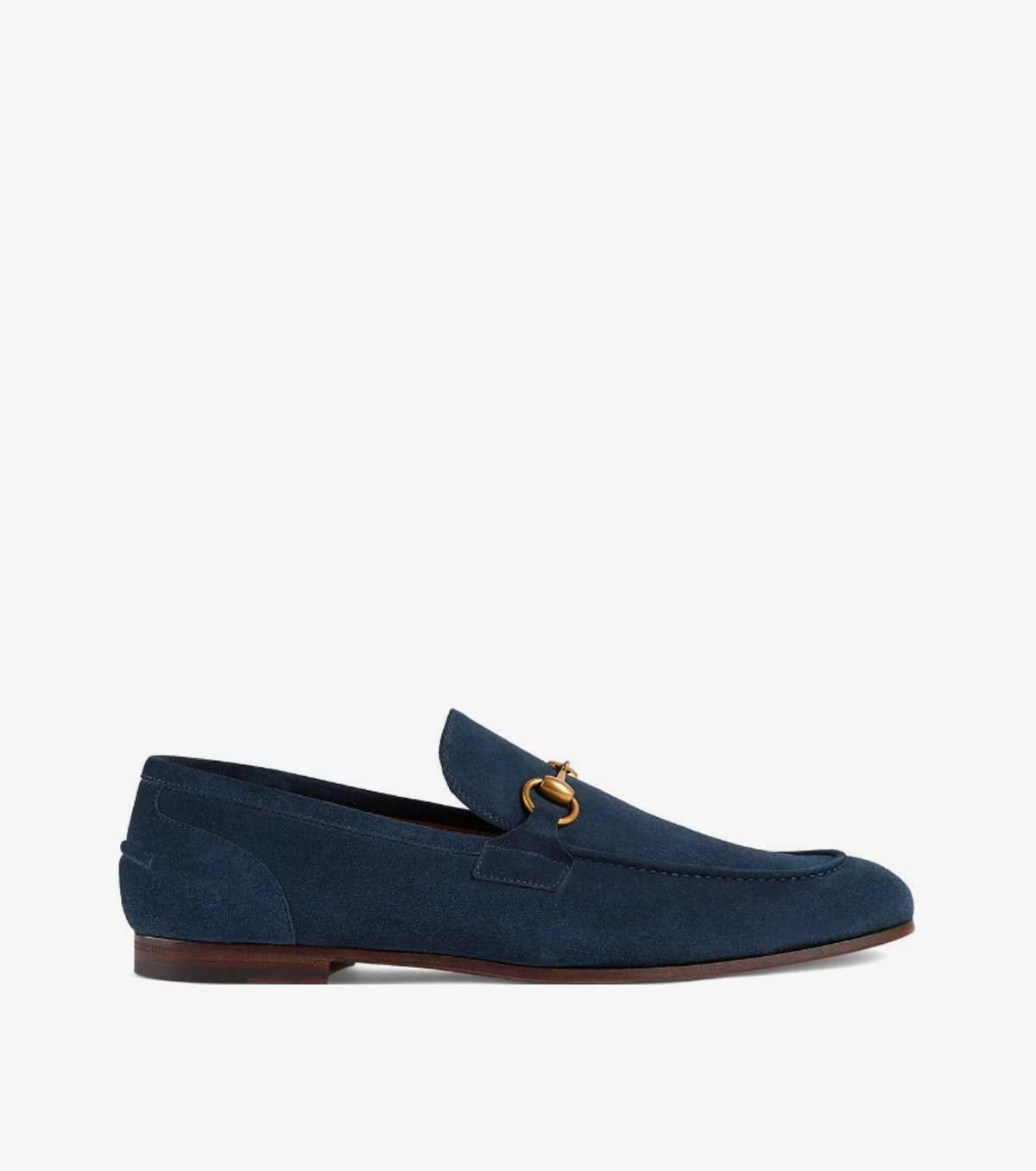 Jordaan Horsebit-detail suede loafers