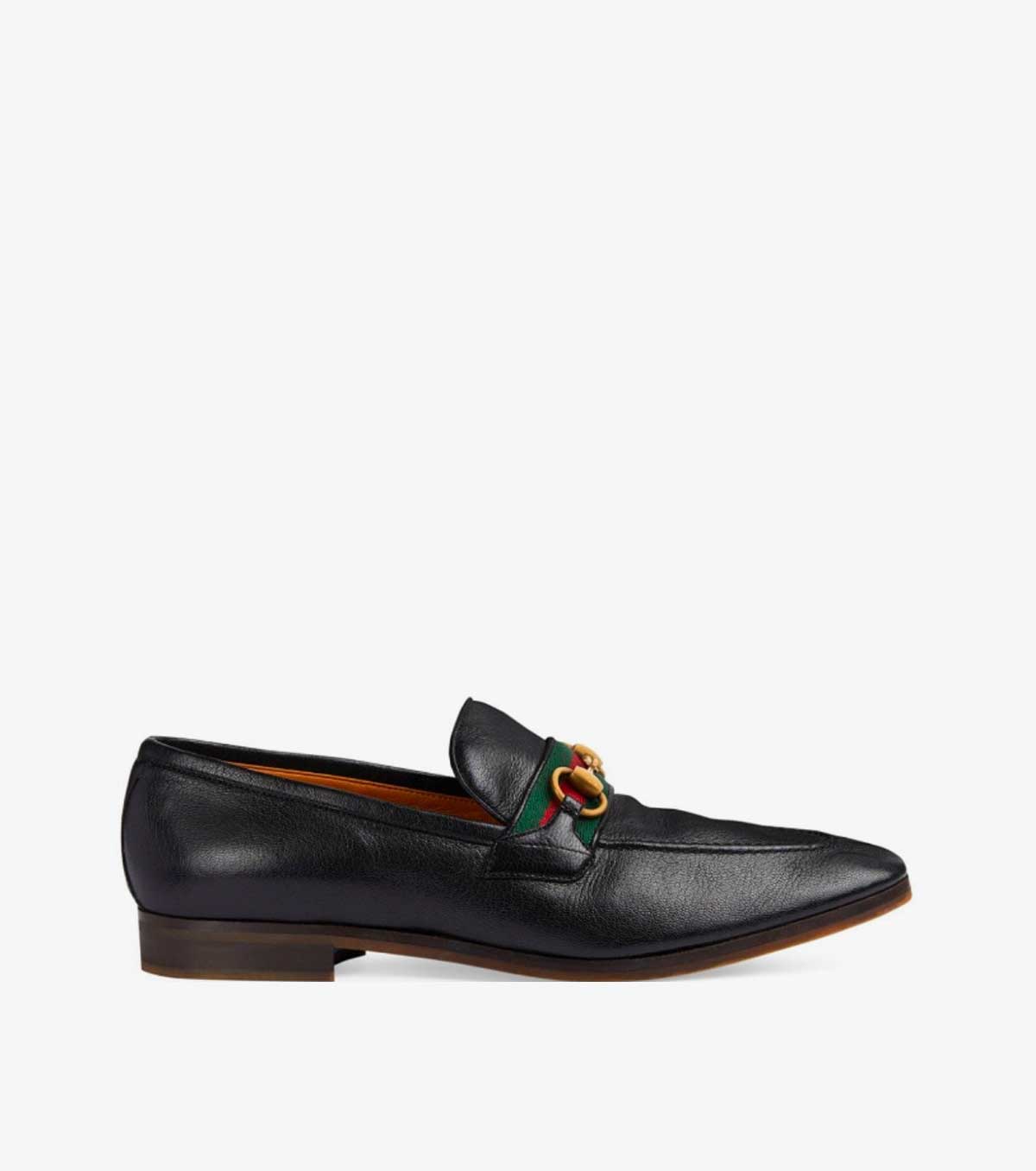 Horsebit leather loafers