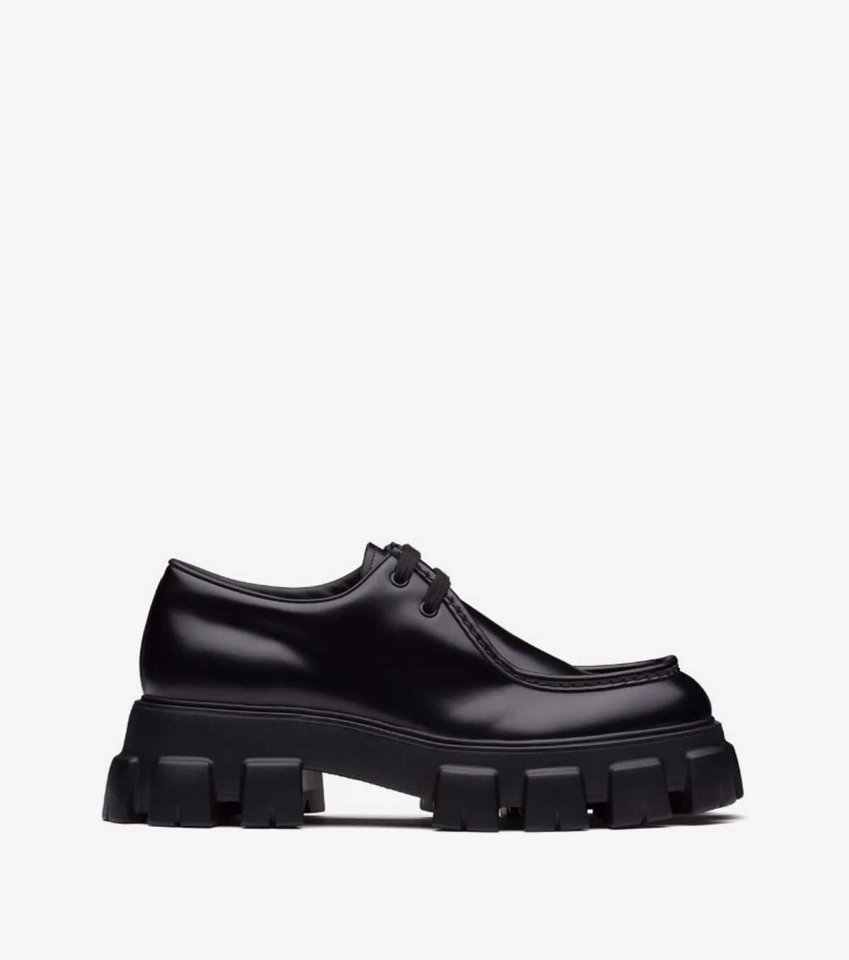 Monolith chunky sole lace-up shoes