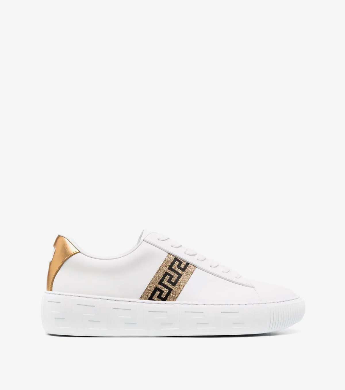 Greca-print flatform sneakers