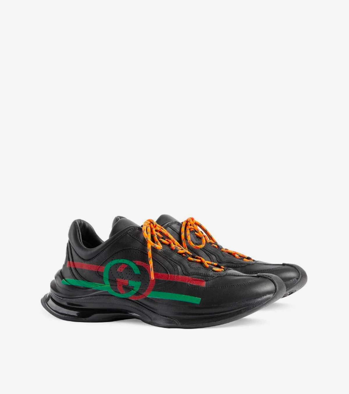 Run side-stripe sneakers