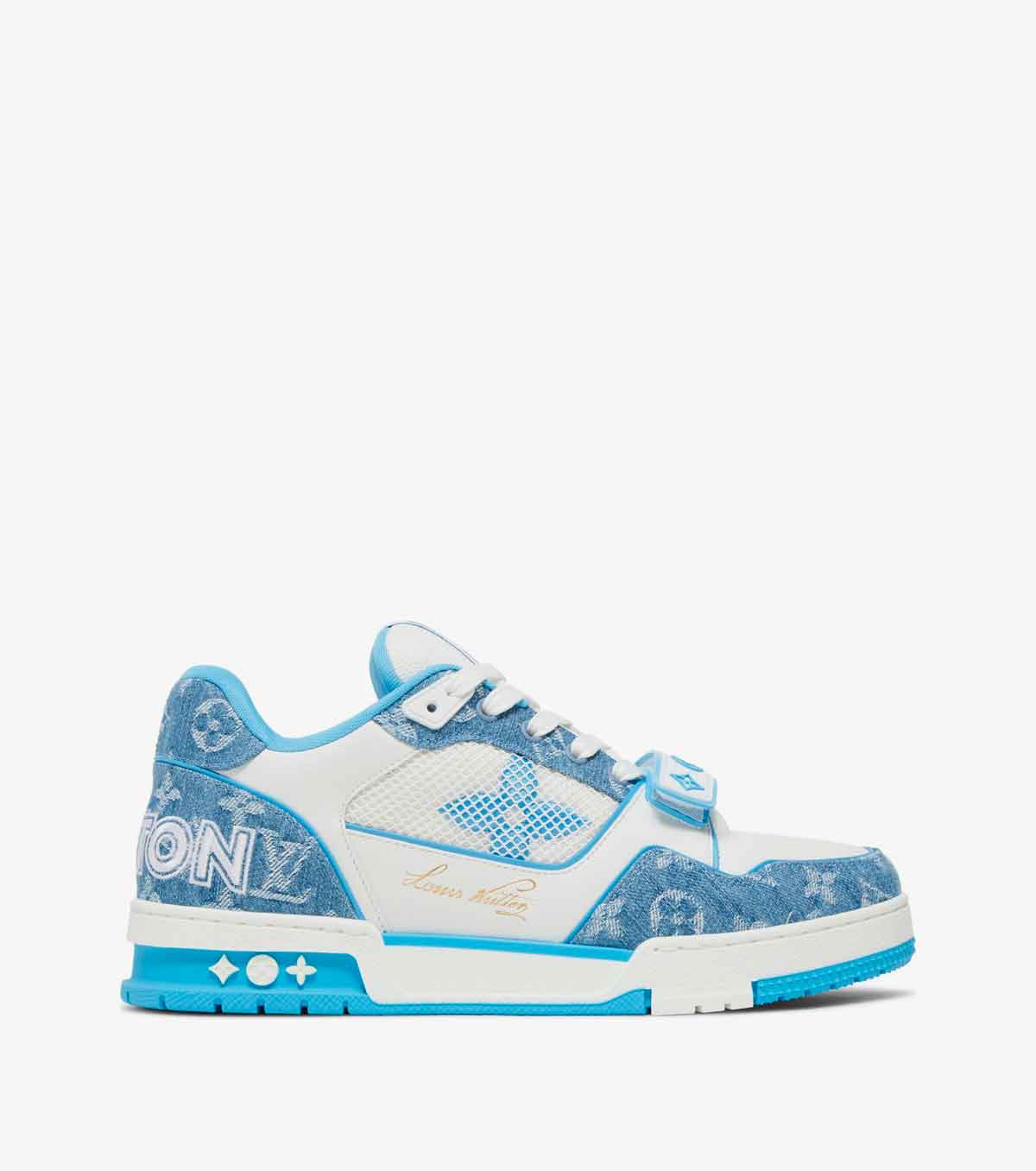 Trainer 'Light Blue Monogram Denim'