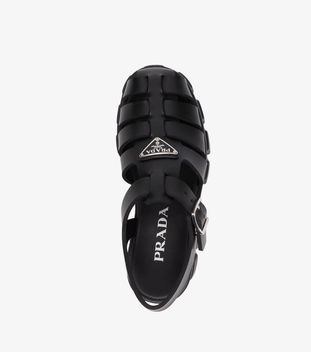 Foam triangle-logo sandals