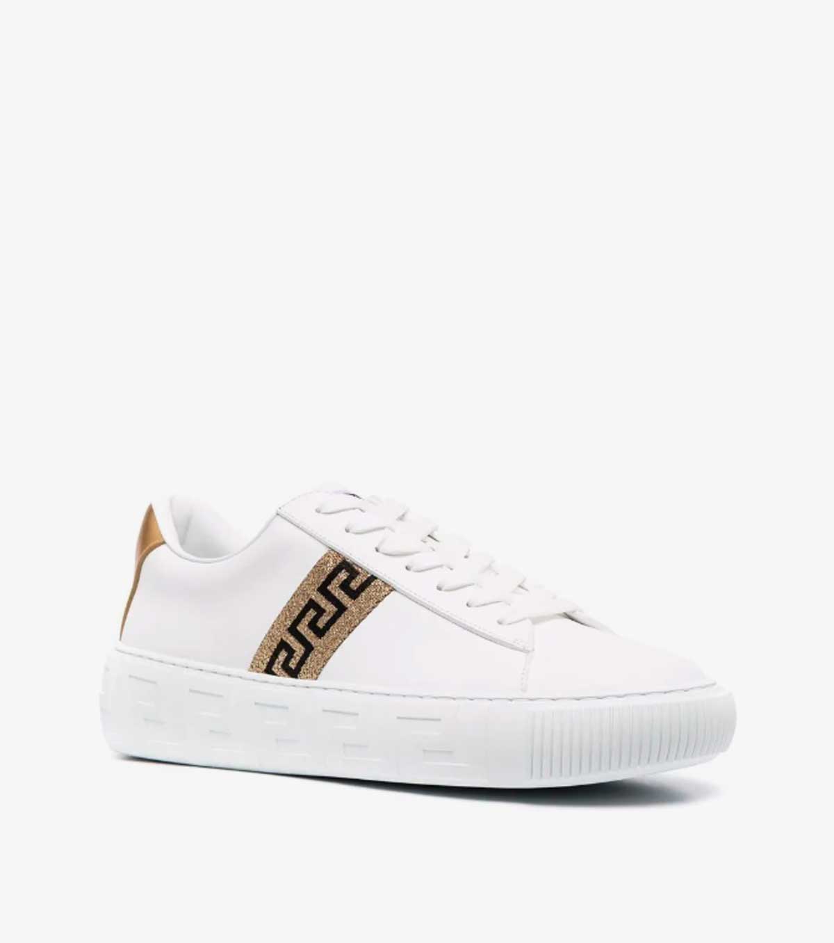 Greca-print flatform sneakers