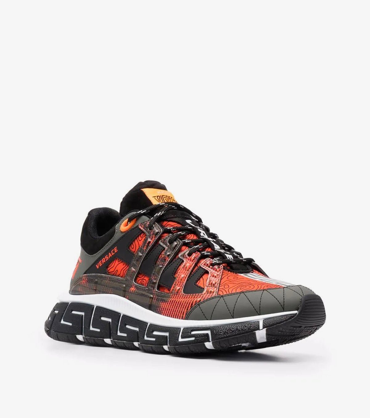 Trigreca panelled lace-up