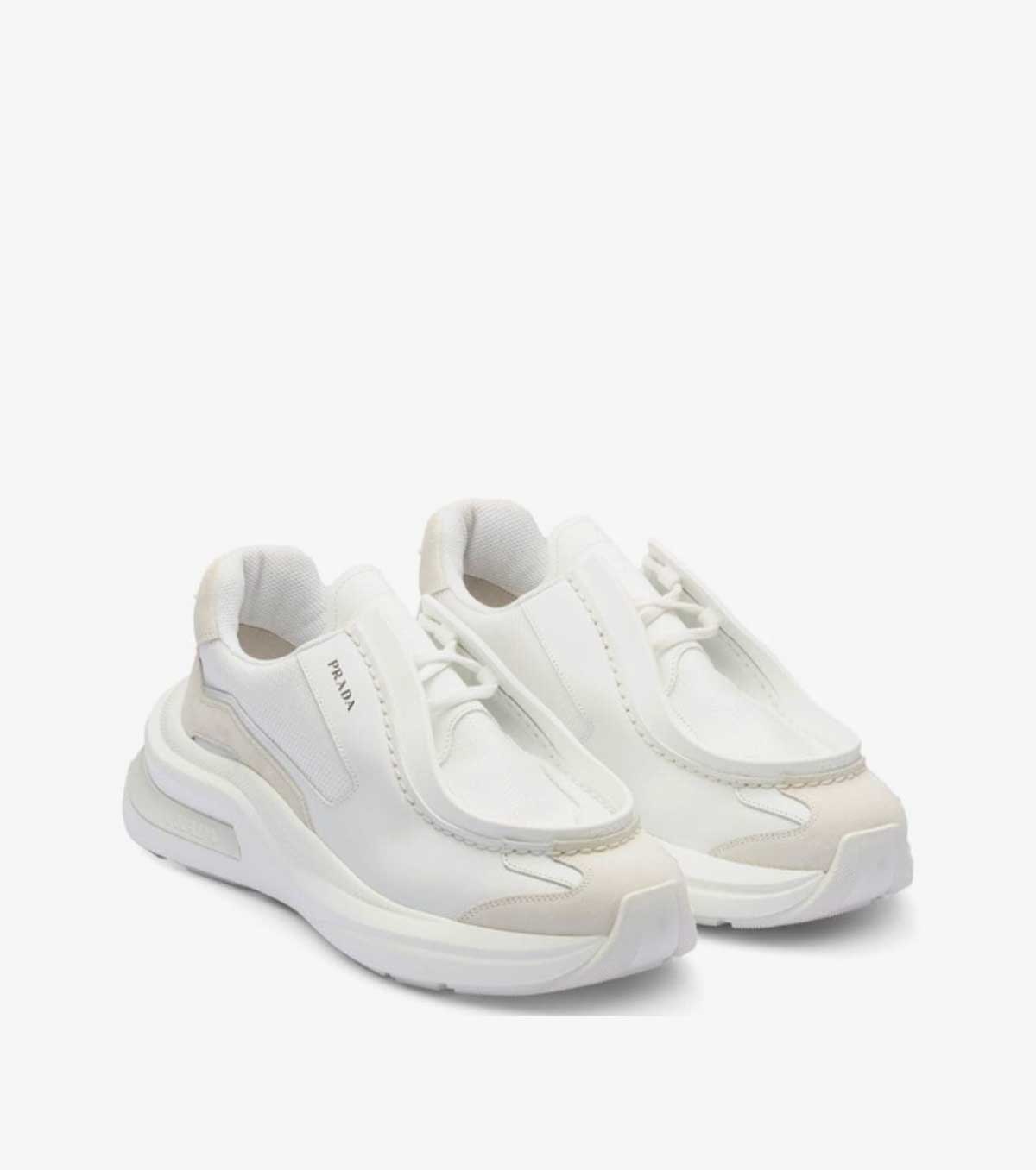 panelled chunky sneakers