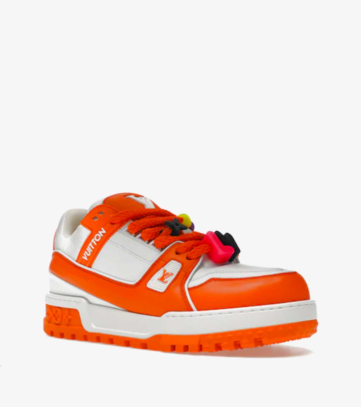 Trainer Maxi Orange White