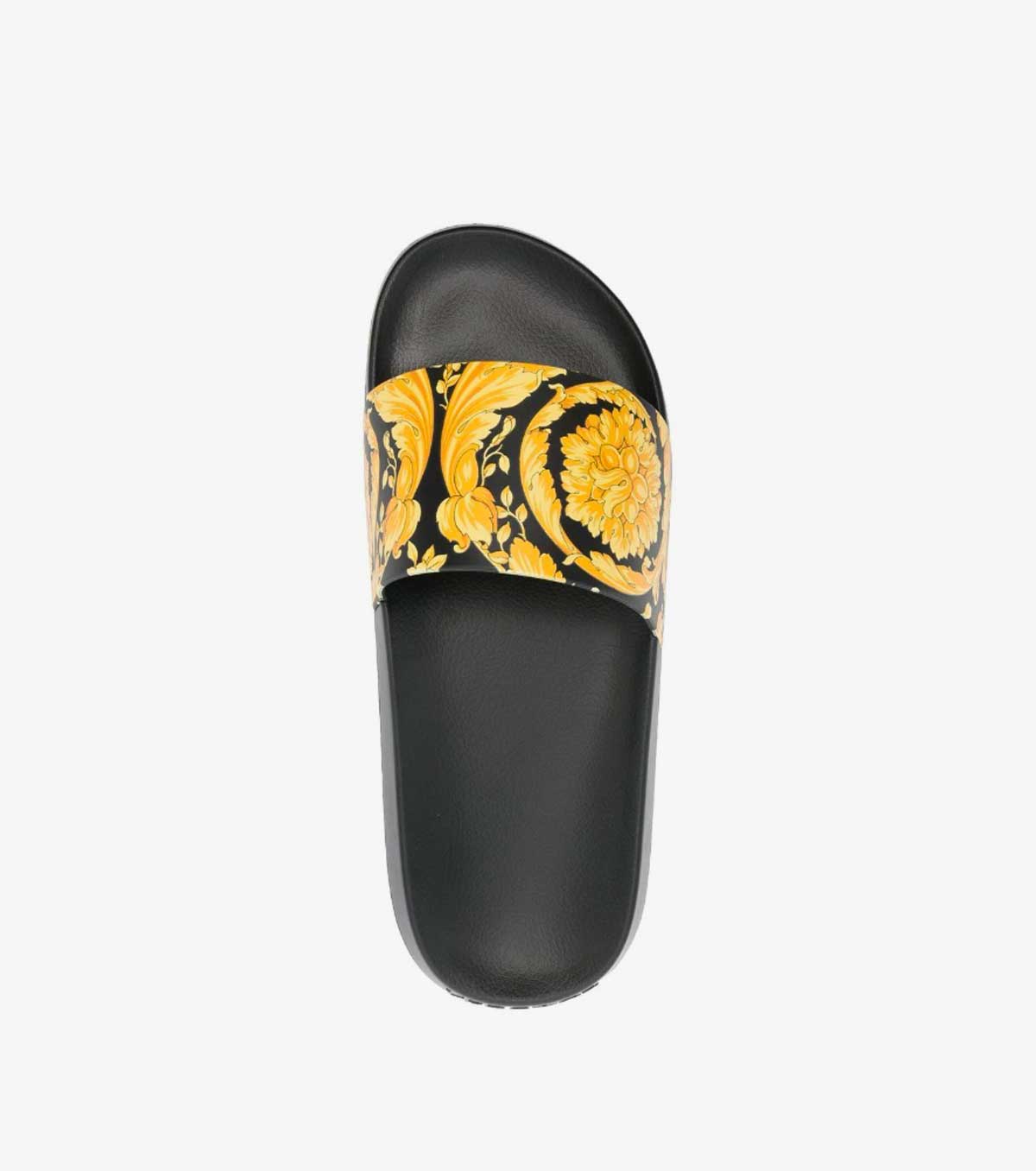 baroque-print pool slides